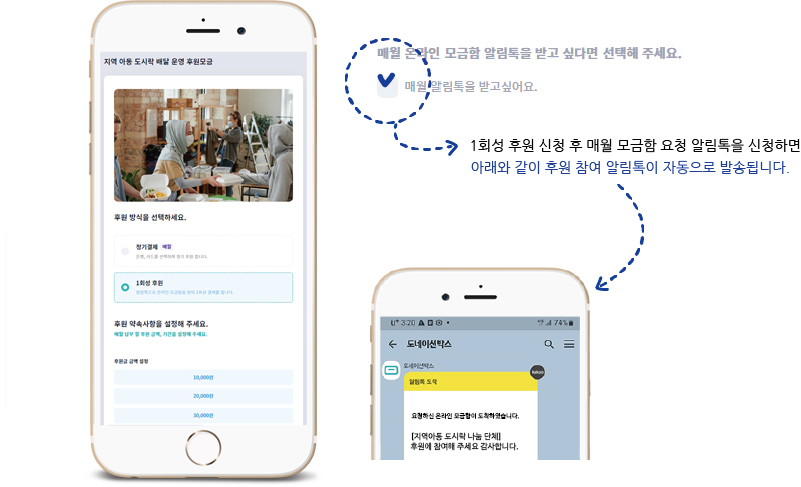 1회성 후원모금
